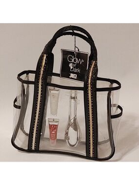RARE JLO Glow After Dark Gift Set Fragrance with PVC Bag 50ml fragrance Lip